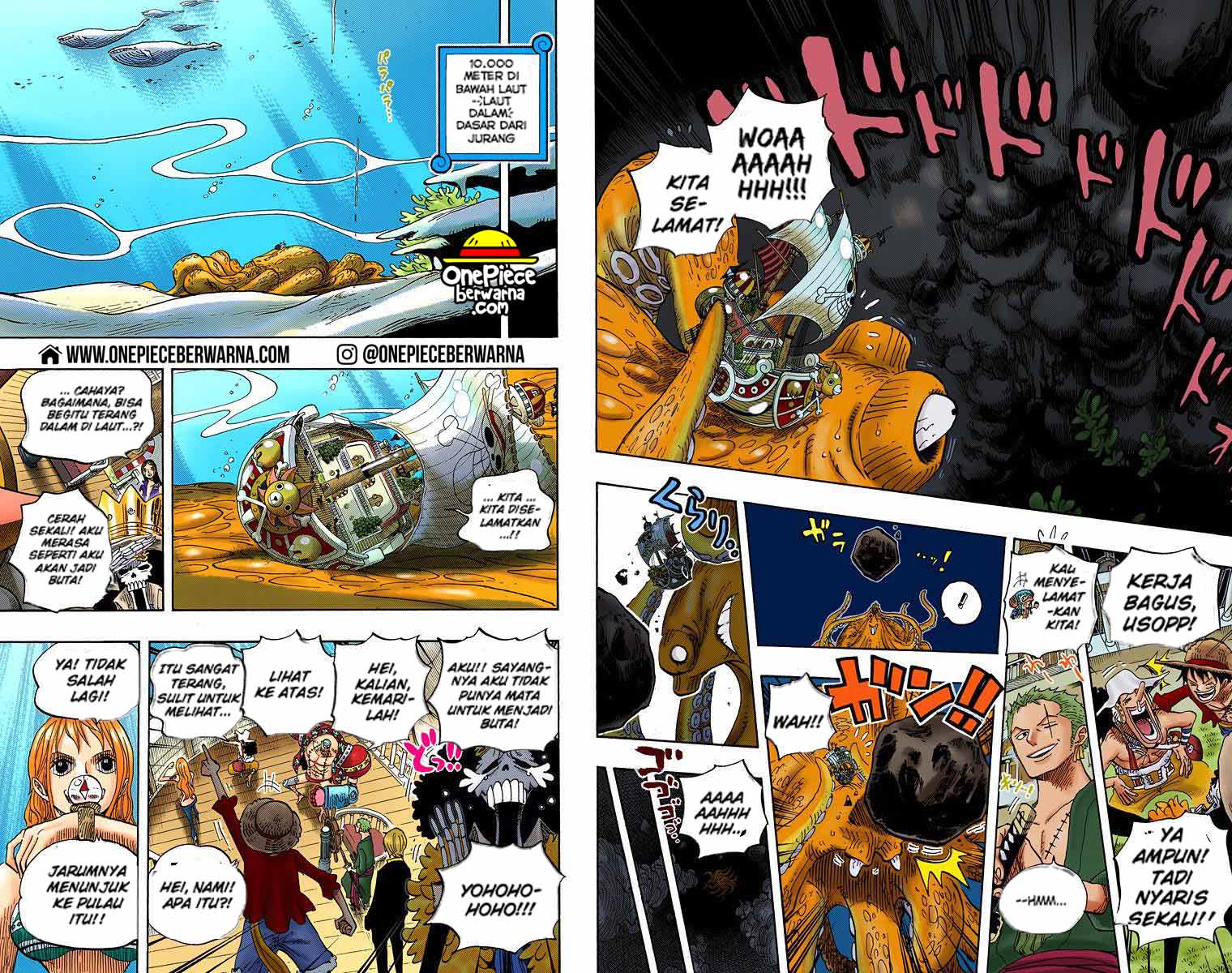 One Piece Berwarna Chapter 607